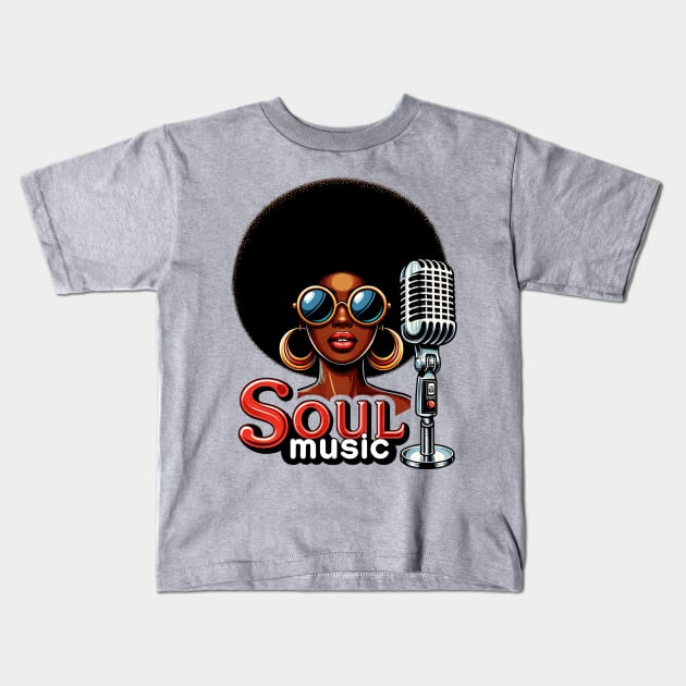 Soul Music Kids T-Shirt by UrbanLifeApparel